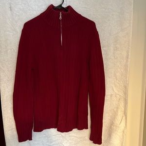 Read quarter zip sweater from Aeropostale
